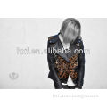 cow print leather jacket